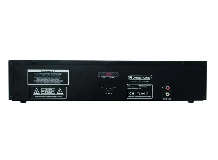 Omnitronic XCP-1400 CD player 